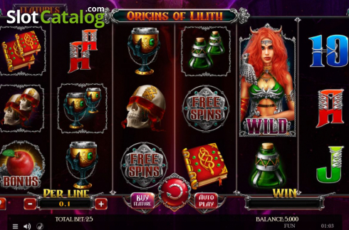 Скрин2. Origins Of Lilith Expanded Edition слот