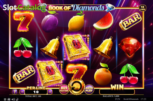 Скрин2. Book of Diamonds слот