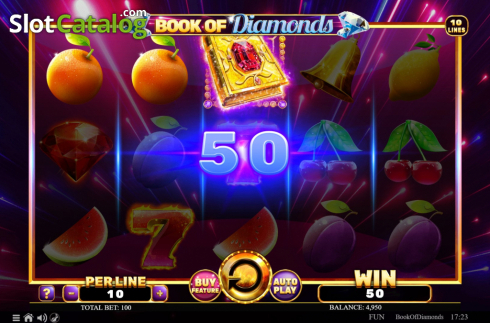 Скрин3. Book of Diamonds слот