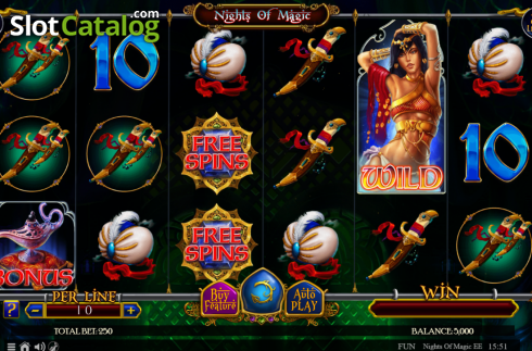 Скрин2. Nights of Magic Expanded Edition слот