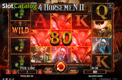 Скрин3. 4 Horsemen 2 слот