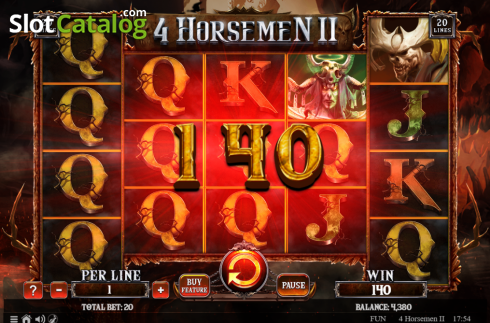 Скрин6. 4 Horsemen 2 слот
