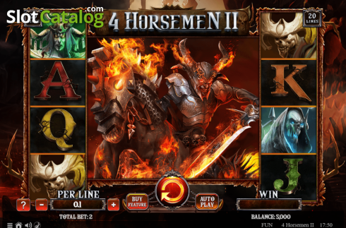 Скрин2. 4 Horsemen 2 слот