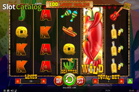 Скрин2. 100 Lucky Chilies слот