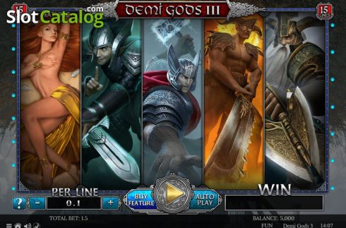 Скрин3. Demi Gods III 15 Lines слот