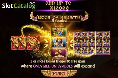 Скрин2. Book Of Rebirth Reloaded слот