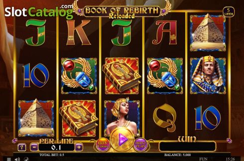 Скрин3. Book Of Rebirth Reloaded слот