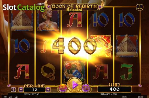 Скрин5. Book Of Rebirth Reloaded слот