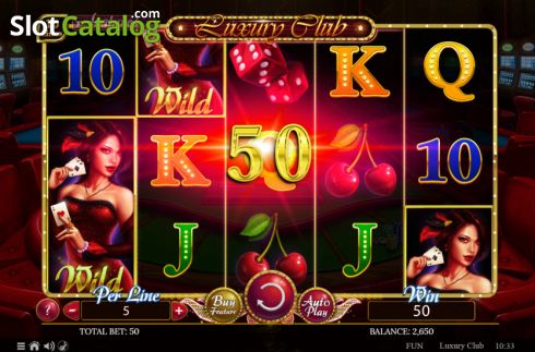 Скрин3. Luxury Club слот