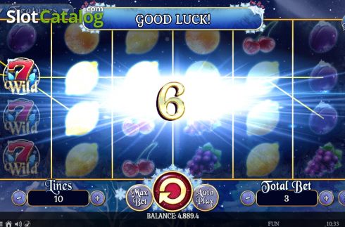 Скрин5. Fruits On Ice слот