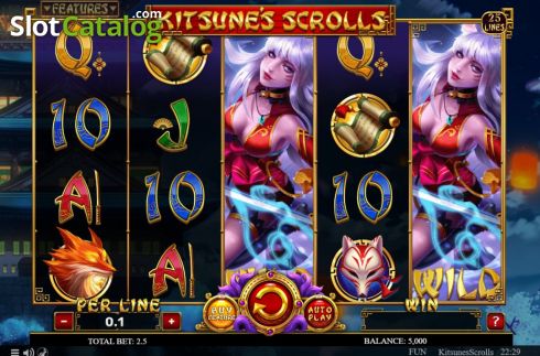 Скрин3. Kitsune's Scrolls слот