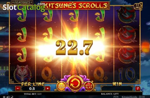 Скрин5. Kitsune's Scrolls слот