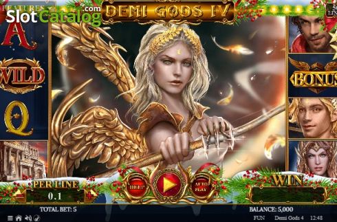 Скрин2. Demi Gods IV Christmas Edition слот