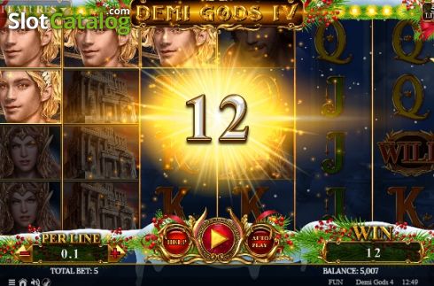 Скрин3. Demi Gods IV Christmas Edition слот