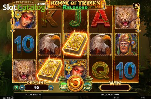 Скрин2. Book Of Tribes Reloaded слот