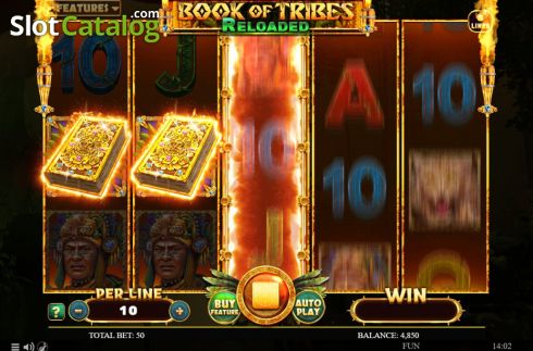 Скрин3. Book Of Tribes Reloaded слот