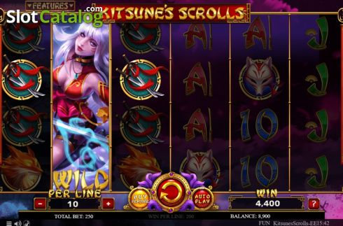 Скрин5. Kitsune's Scrolls Expanded Edition слот