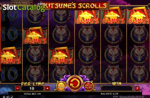 Скрин6. Kitsune's Scrolls Expanded Edition слот