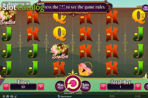 Скрин2. Valentines Fortune слот