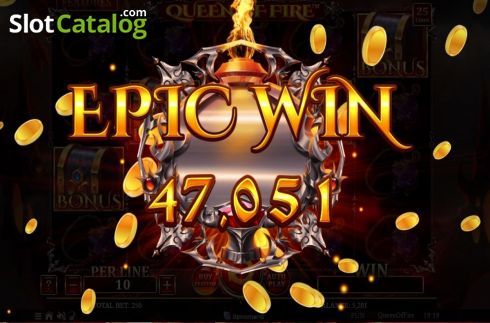 Скрин4. Queen Of Fire слот