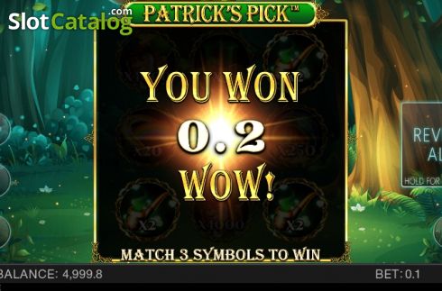 Скрин3. Patricks Pick слот