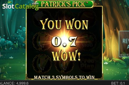 Скрин4. Patricks Pick слот