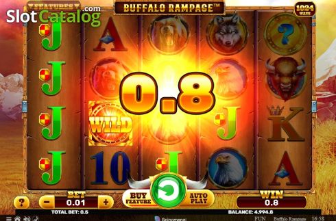 Скрин5. Buffalo Rampage слот