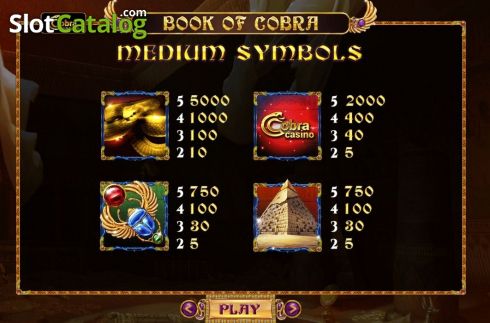 Скрин8. Book of Cobra слот