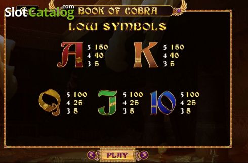 Скрин9. Book of Cobra слот