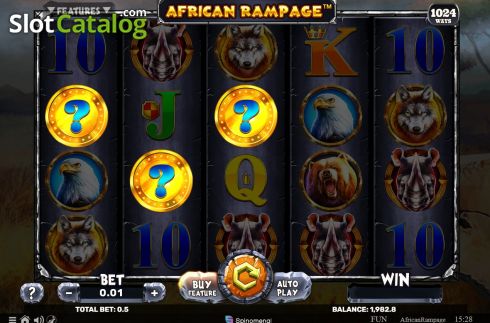Скрин9. African Rampage слот