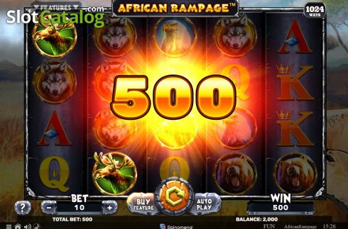 Скрин4. African Rampage слот