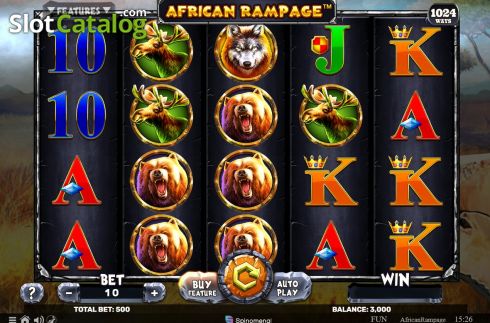 Скрин3. African Rampage слот
