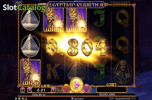 Скрин3. Egyptian Rebirth II 10 Lines слот