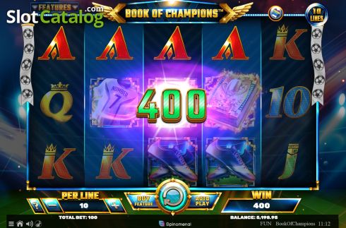 Скрин4. Book Of Champions слот