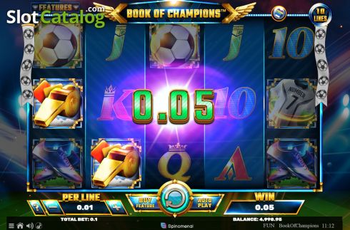 Скрин3. Book Of Champions слот