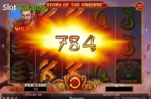 Скрин4. Story Of The Samurai слот