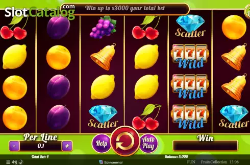 Скрин2. Fruits Collection 40 Lines слот