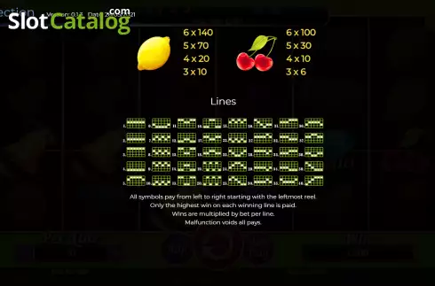 Скрин6. Fruits Collection 40 Lines слот
