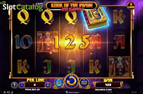 Скрин3. Book Of The Divine Reloaded слот
