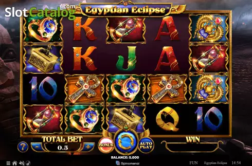 Скрин2. Egyptian Eclipse слот