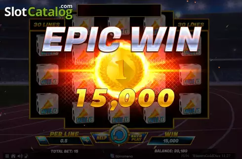 Скрин4. Winners Gold Dice слот