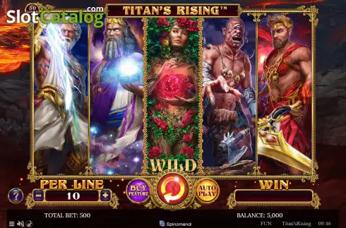 Скрин2. Titans Rising слот