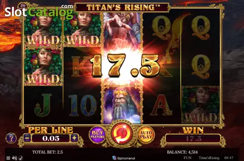 Скрин3. Titans Rising слот