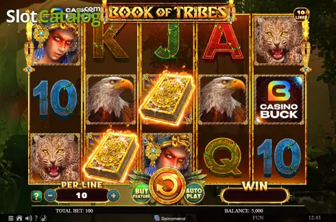 Скрин2. Casinobuck Book of Tribes слот