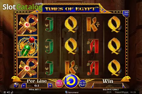 Скрин2. Times Of Egypt слот