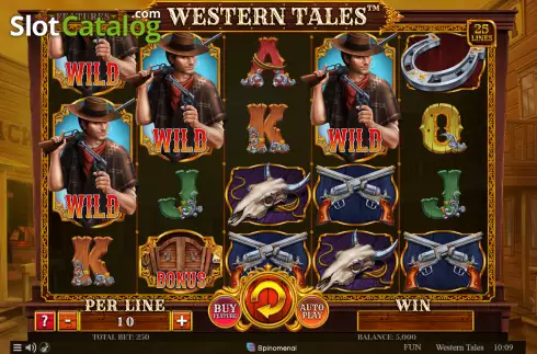 Скрин2. Western Tales слот