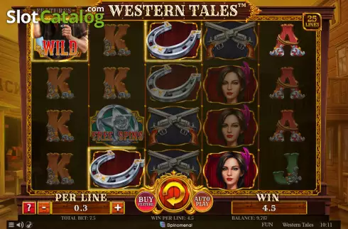 Скрин3. Western Tales слот