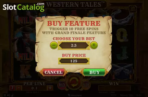Скрин9. Western Tales слот
