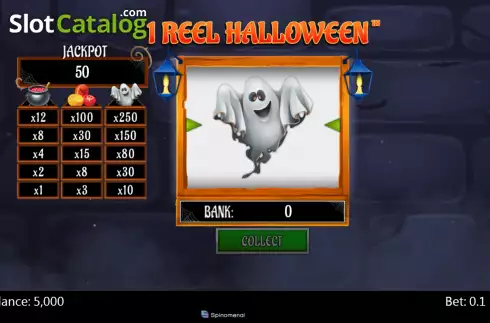 Скрин2. 1 Reel Halloween слот