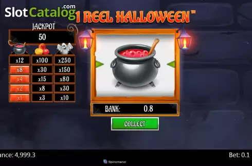 Скрин3. 1 Reel Halloween слот